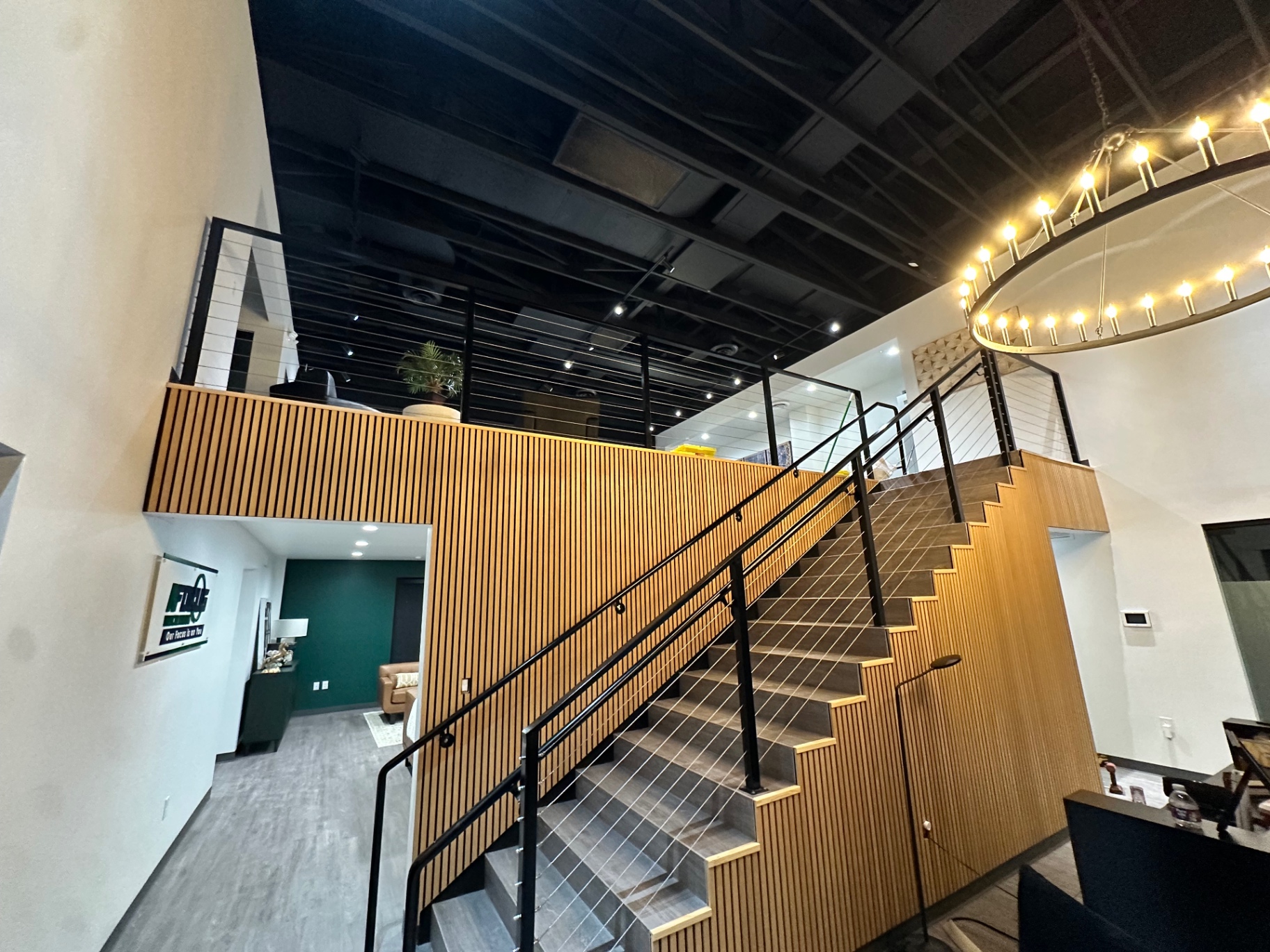 Staircase after remodel