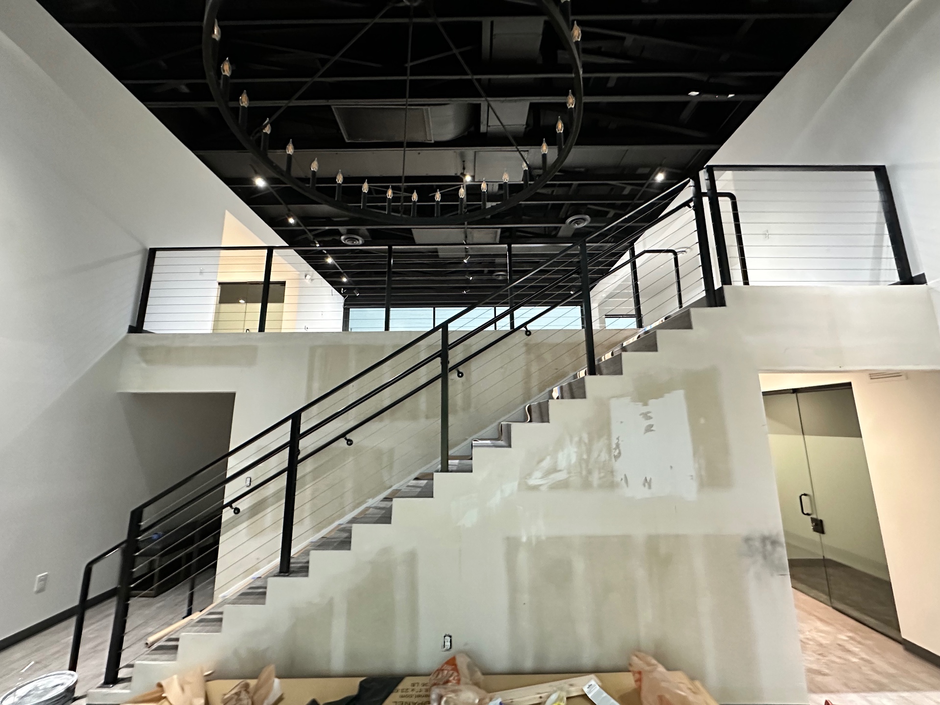 Staircase before remodel